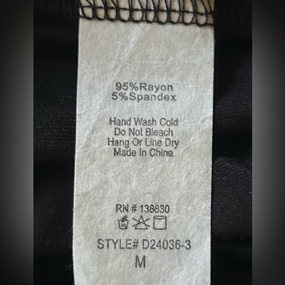 Mikey & Joey Black Lace-Up Rock and Roll Dress Size Medium NWT🖤 - Picture 5 of 5